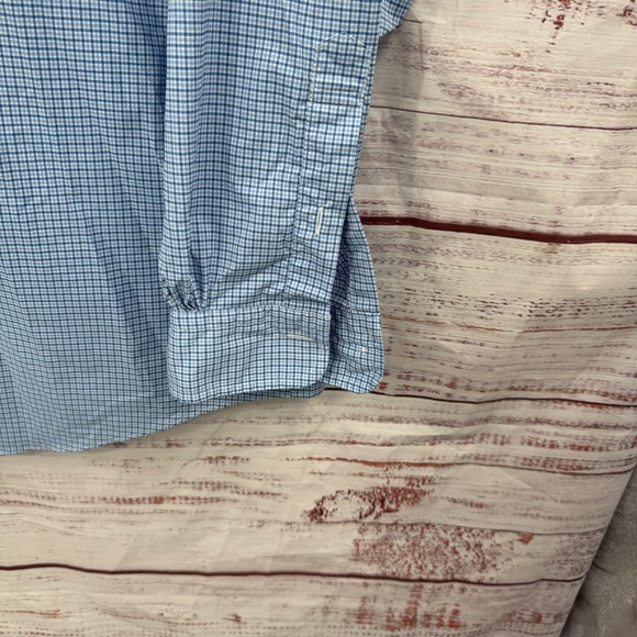 Brooks Brothers Shirt Mens XL Regular Fit Button Down Gingham Plaid Performance - Picture 3 of 8